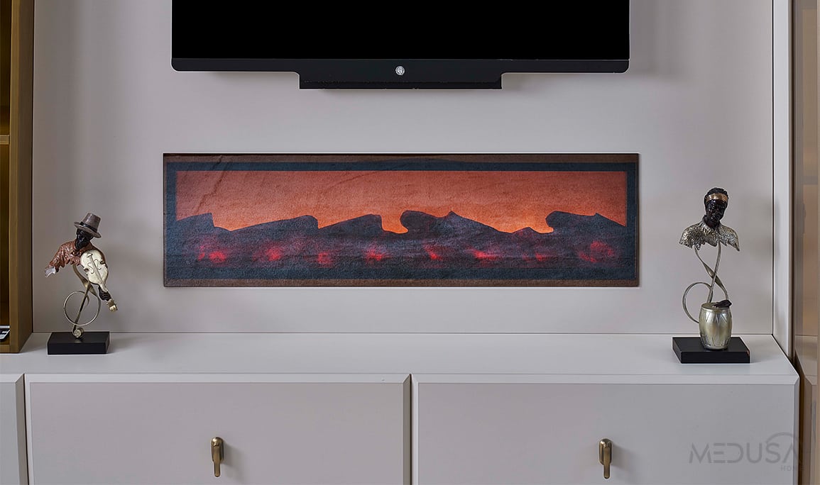 Medusa Home Mobilya - Aselina Şömineli Tv Ünitesi