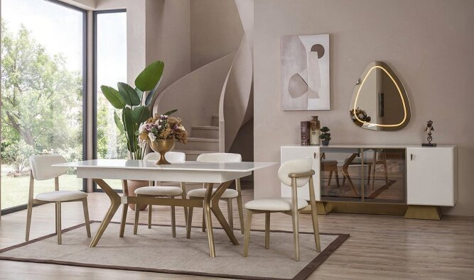 Medusa Home Mobilya - Aselina Yemek Odası - Modern Yemek Odaları