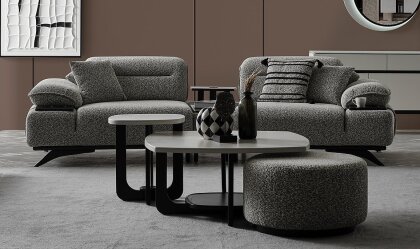 Medusa Home - Ashley Ara Sehpalı Üçlü Koltuk Medusa Home - Ashley Ara Sehpalı Üçlü Koltuk
