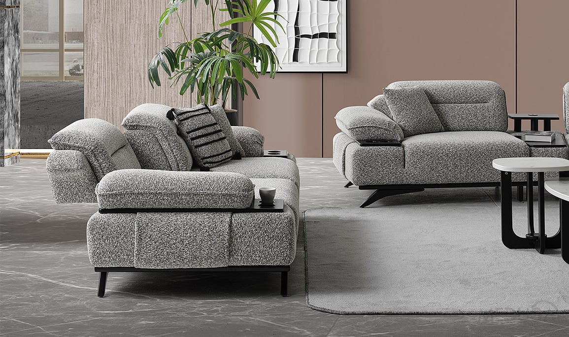 Medusa Home Mobilya - Ashley Üçlü Koltuk