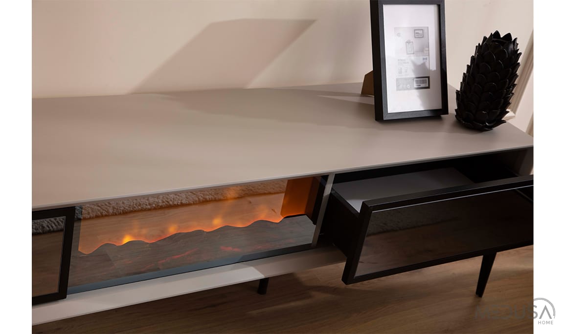 Medusa Home Mobilya - Asia Şömineli Tv Ünitesi