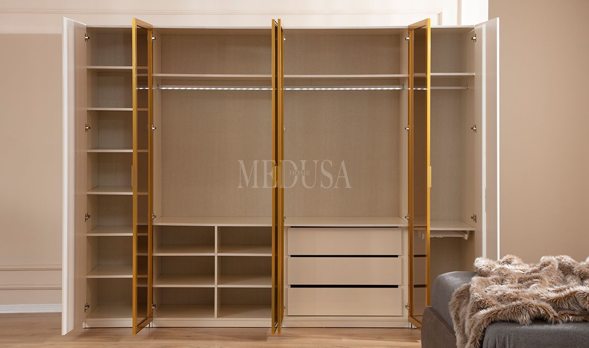 Medusa Home Mobilya - Askar 6 Kapılı Gardırop