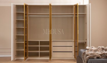 Medusa Home Mobilya - Askar 6 Kapılı Gardırop