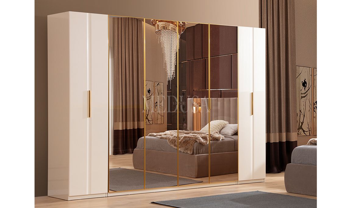 Medusa Home Mobilya - Askar 6 Kapılı Yatak Odası
