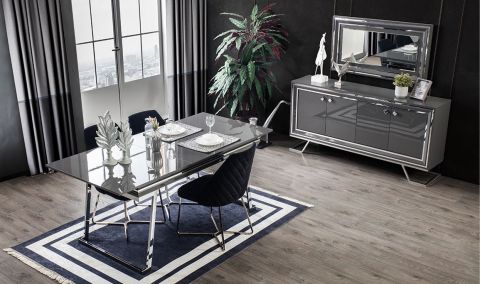 Medusa Home Mobilya - Asos Gri Sandalye