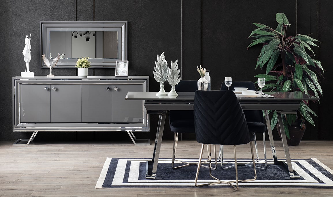 Medusa Home Mobilya - Asos Gri Yemek Odası