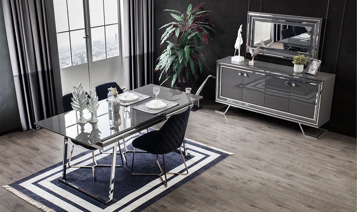 Medusa Home Mobilya - Asos Gri Yemek Odası