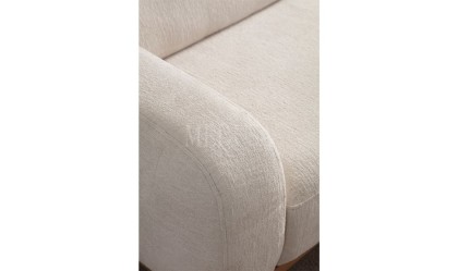 Medusa Home Mobilya - Aspen Üçlü Koltuk Ekru