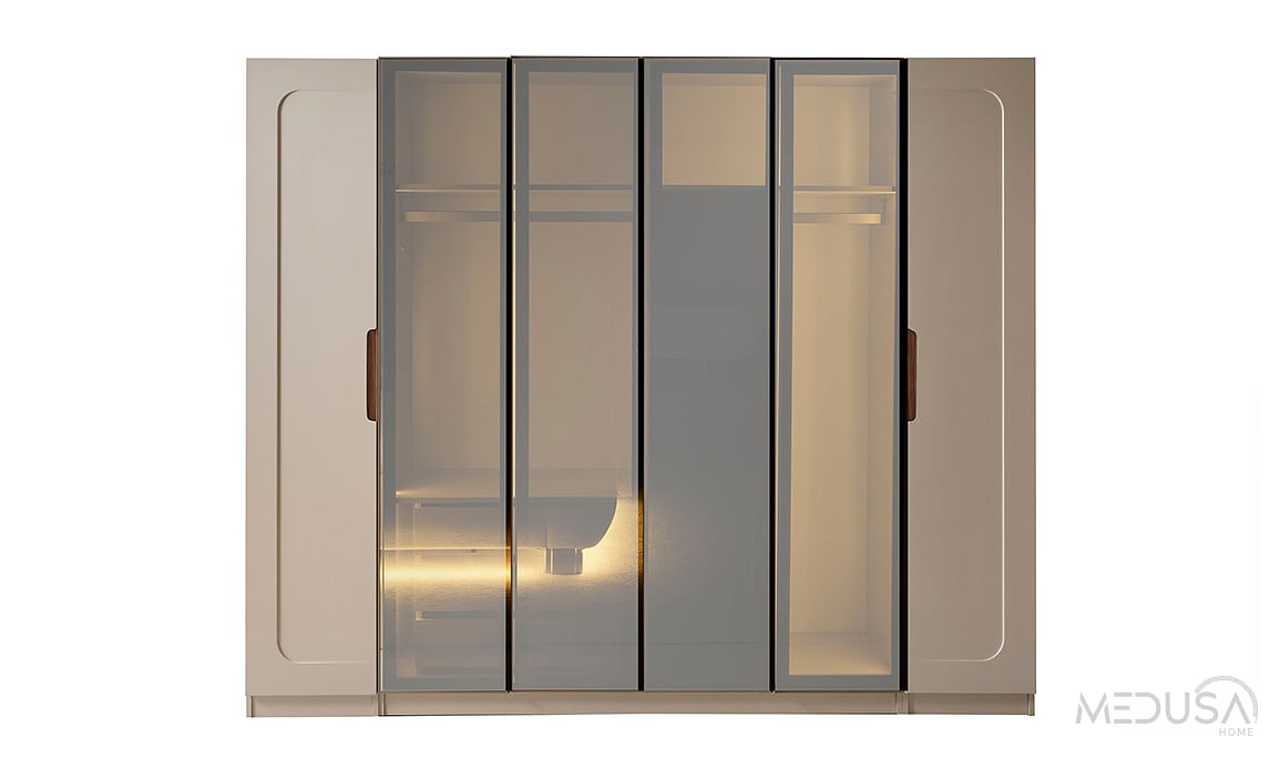 Medusa Home Mobilya - Aspera Ceviz Gardırop