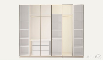 Medusa Home Mobilya - Aspera Ceviz Gardırop