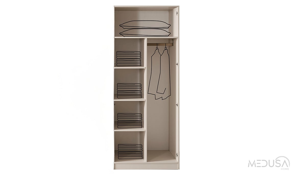 Medusa Home Mobilya - Aspera Ceviz Gardırop
