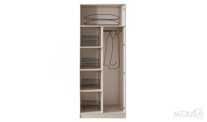 Medusa Home Mobilya - Aspera Ceviz Gardırop