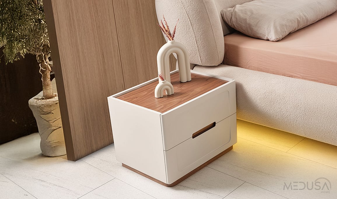 Medusa Home Mobilya - Aspera Ceviz Karyola