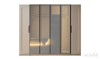 Medusa Home Mobilya - Aspera Ceviz Yatak Odası