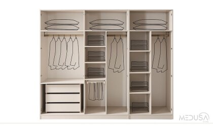 Medusa Home Mobilya - Aspera Gardırop