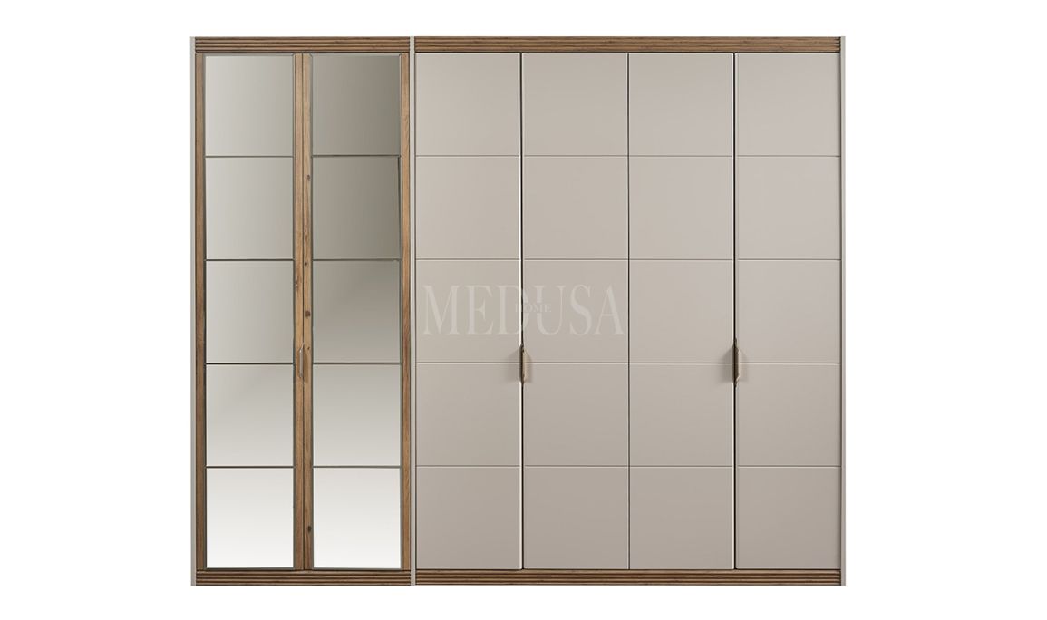 Medusa Home Mobilya - Assos 6 Kapılı Yatak Odası (Aynalı)