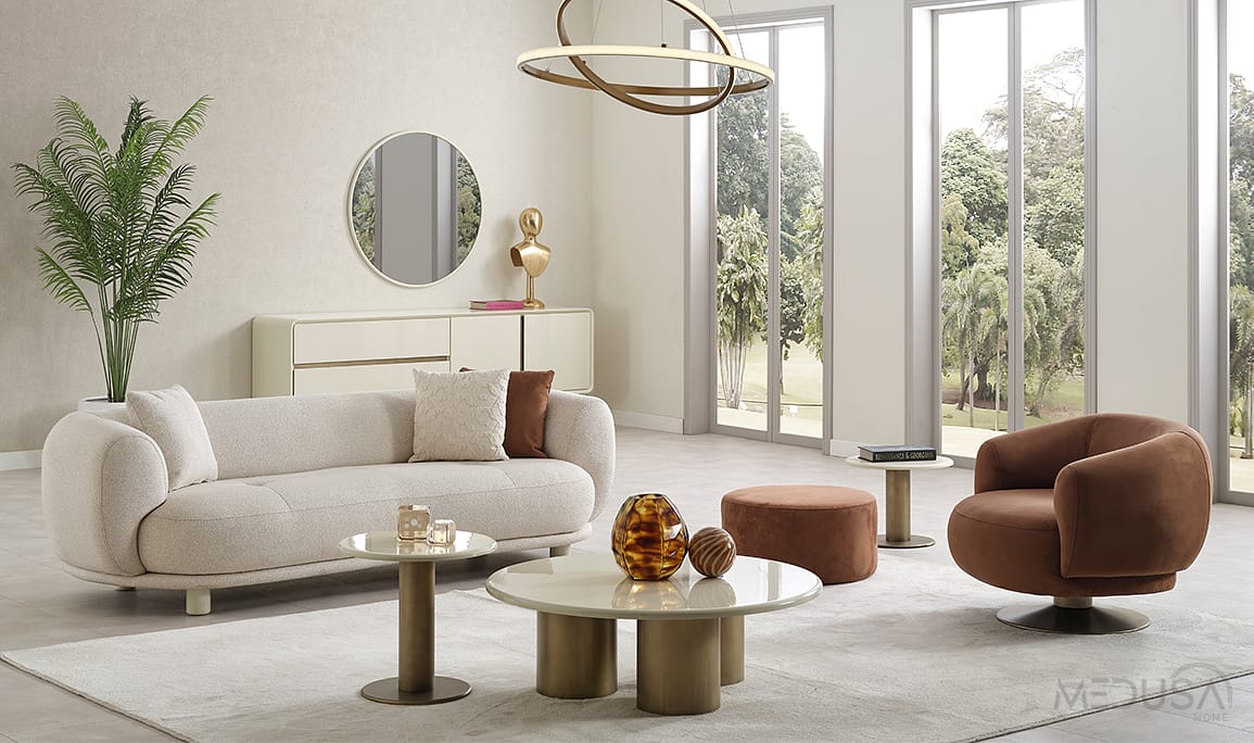 Medusa Home Mobilya - Astor Üçlü Koltuk