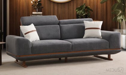 Medusa Home - Asya Antrasit Üçlü Koltuk Medusa Home - Asya Antrasit Üçlü Koltuk