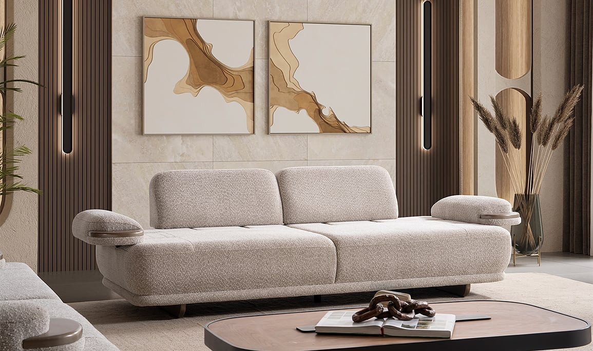 Medusa Home Mobilya - Atlas Üçlü Koltuk
