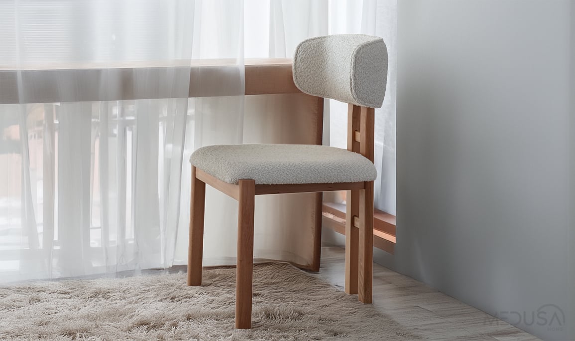 Medusa Home Mobilya - Aura Natural Sandalye