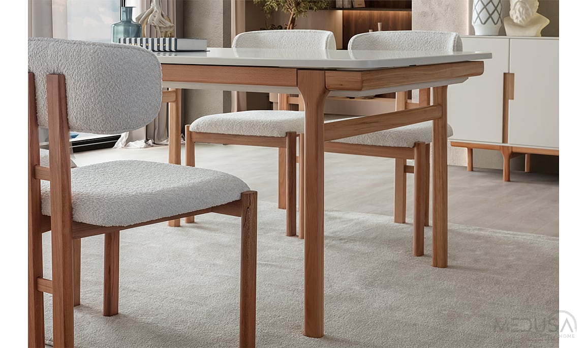Medusa Home Mobilya - Aura Natural Yemek Masası