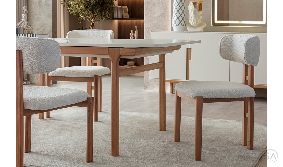 Medusa Home Mobilya - Aura Natural Yemek Odası