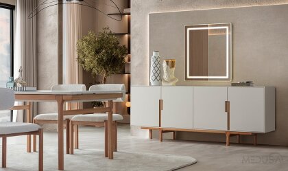 Medusa Home Mobilya - Aura Natural Yemek Odası