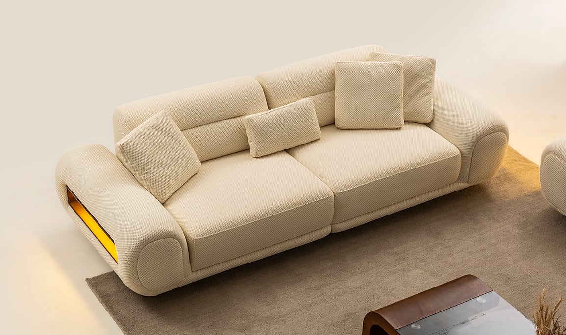 Medusa Home Mobilya - Aura Üçlü Koltuk