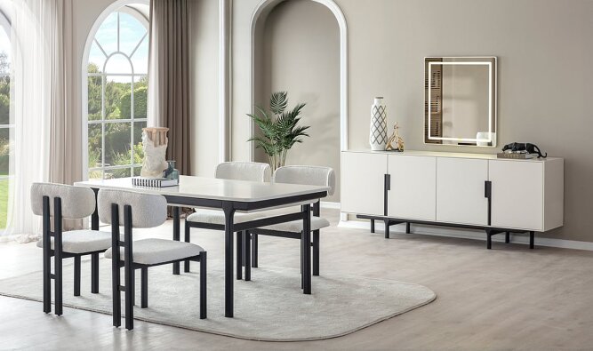 Medusa Home Mobilya - Aura Yemek Odası - Modern Yemek Odaları