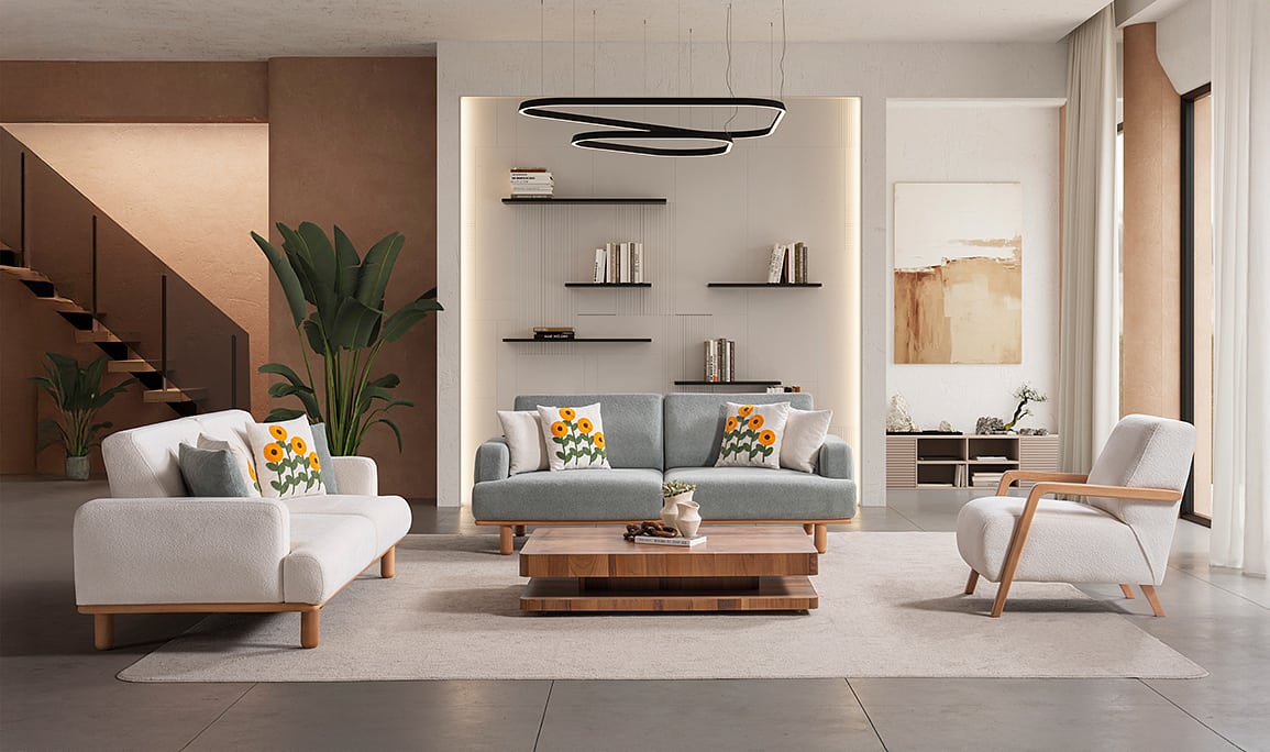 Medusa Home Mobilya - Aurea Bohem Koltuk Takımı Medusa Home Mobilya - Aurea Bohem Koltuk Takımı