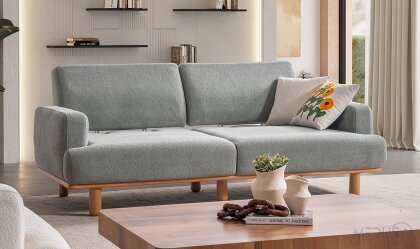 Medusa Home Mobilya - Aurea Bohem Turkuaz Üçlü Koltuk