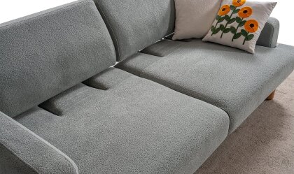 Medusa Home Mobilya - Aurea Bohem Turkuaz Üçlü Koltuk