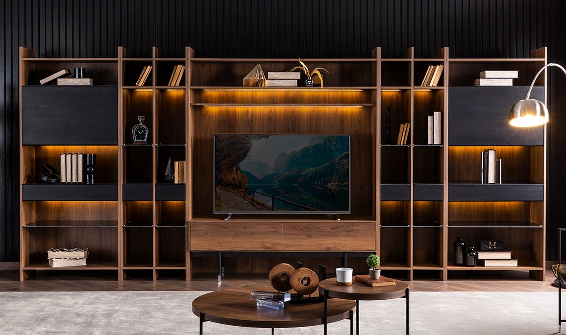 Medusa Home Mobilya - Aureo Tv Ünitesi Tam Set