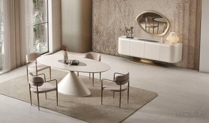 Medusa Home Mobilya - Auriel Pearl Yemek Odası