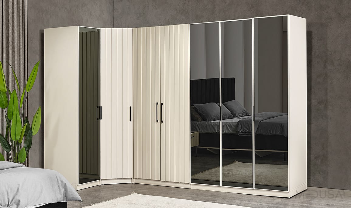 Medusa Home Mobilya - Aveline Köşe Yatak Odası