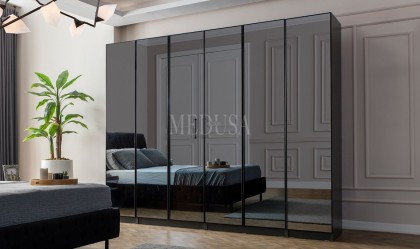 Medusa Home Mobilya - Avery 6 Kapılı Gardırop - Menteşeli Gardırop Medusa Home Mobilya - Avery 6 Kapılı Gardırop - Menteşeli Gardırop