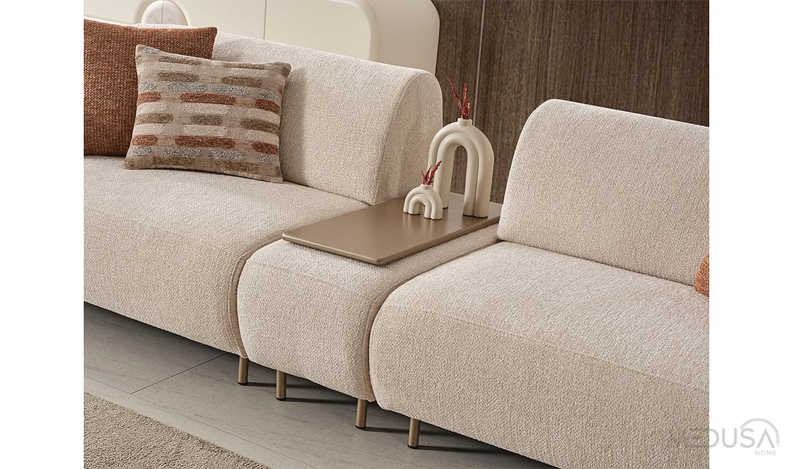 Medusa Home Mobilya - Avvio Sehpalı Üçlü Koltuk