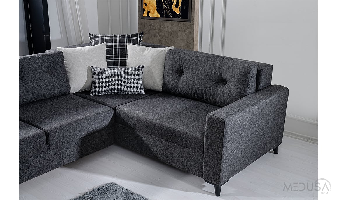 Medusa Home Mobilya - Bahar Keten Köşe Takımı