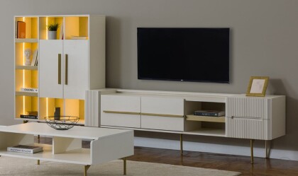 Medusa Home - Balat Tv Sehpası + Kitaplık Medusa Home - Balat Tv Sehpası + Kitaplık