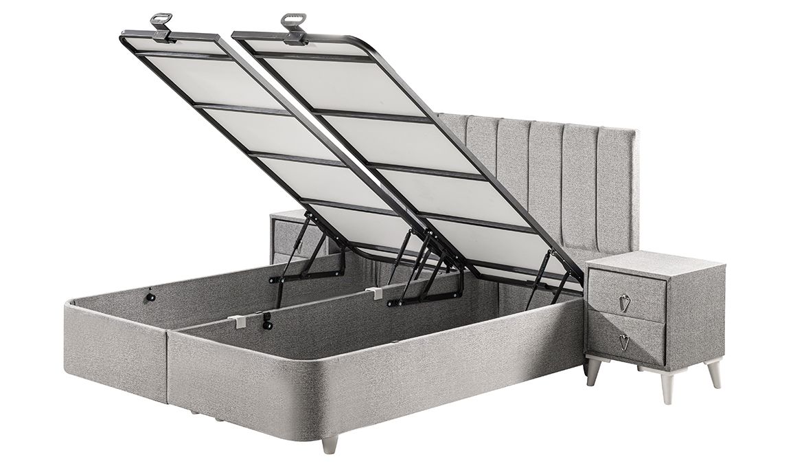 Medusa Home Mobilya - Balera Set Baza Başlık Yatak