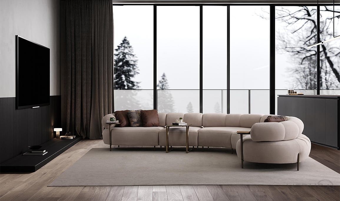 Medusa Home Mobilya - Bambi Köşe Takımı Large