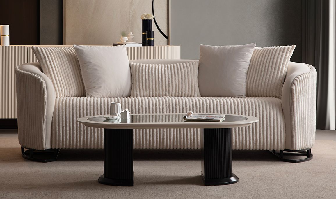 Medusa Home Mobilya - Bambu Üçlü Koltuk