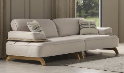 Medusa Home - Banco Spring Ekru Üçlü Koltuk Medusa Home - Banco Spring Ekru Üçlü Koltuk