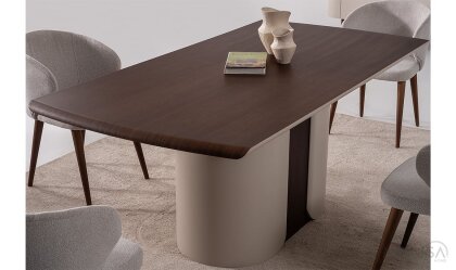 Medusa Home Mobilya - Barcelona Amerikan Cevizi Yemek Masası