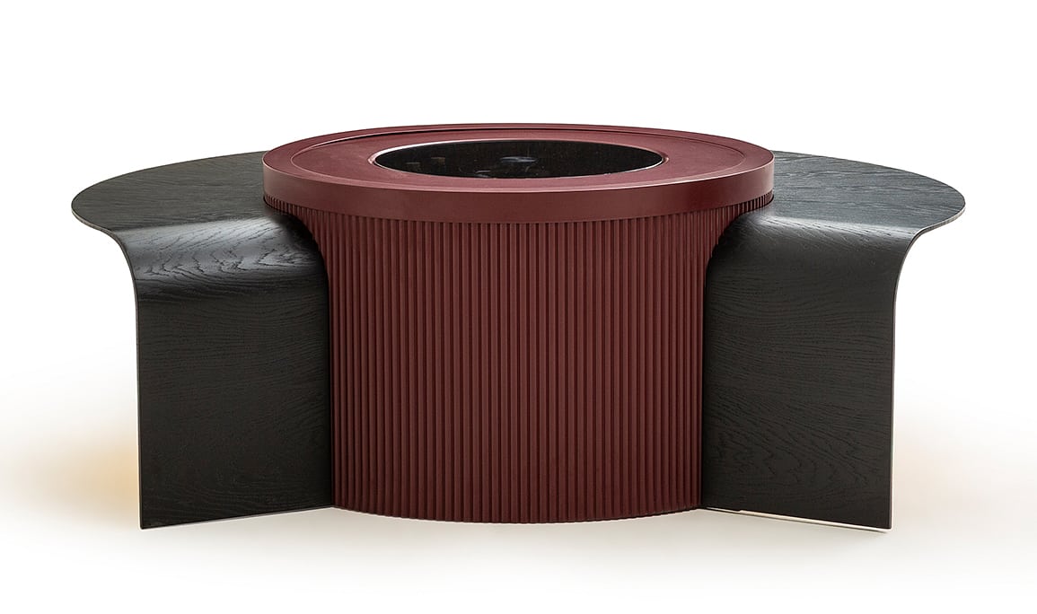 Medusa Home Mobilya - Barista Bordo Akıllı Orta Sehpa
