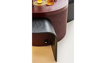 Medusa Home Mobilya - Barista Bordo Akıllı Orta Sehpa