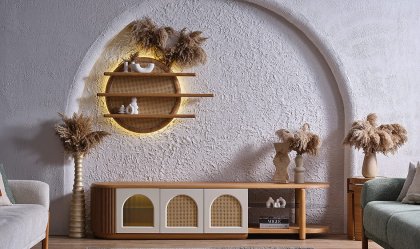 Medusa Home Mobilya - Begonvil Bohem Yaşam Odası