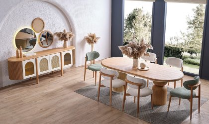 Medusa Home Mobilya - Begonvil Bohem Yaşam Odası