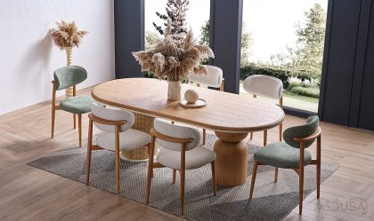 Medusa Home Mobilya - Begonvil Bohem Yaşam Odası