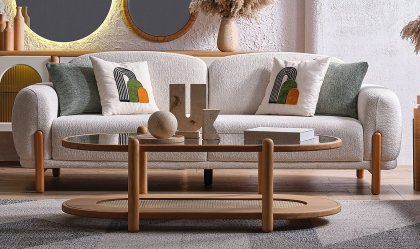 Medusa Home Mobilya - Begonvil Bohem Yaşam Odası